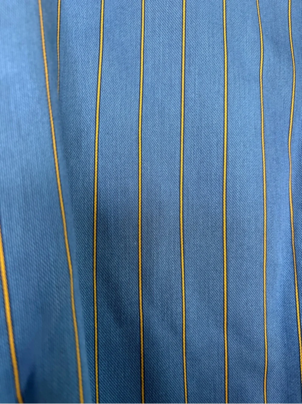 Paul Fredrick Comfort Stretch Non-Iron Stripe Dress Shirt With Contrast Trim‎
